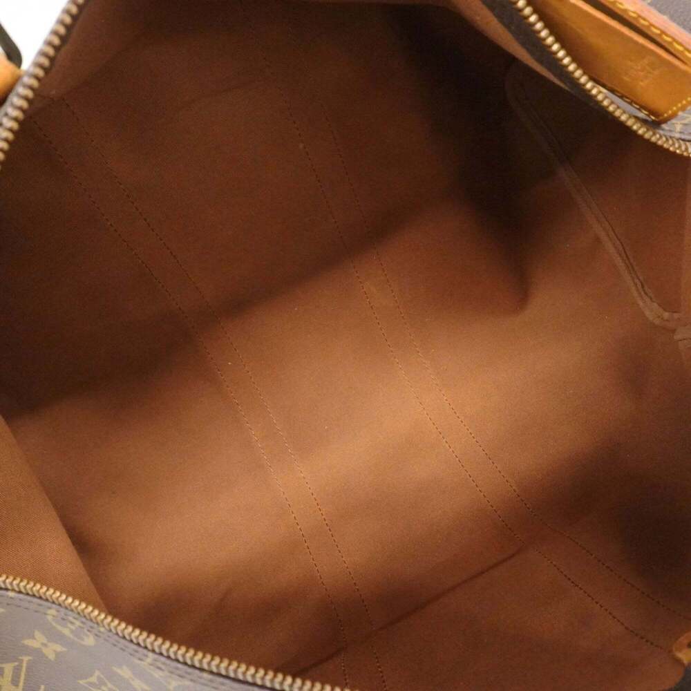 LOUIS VUITTON Brown Monogram Keepall 45 Boston Bag - Picture 4 of 15